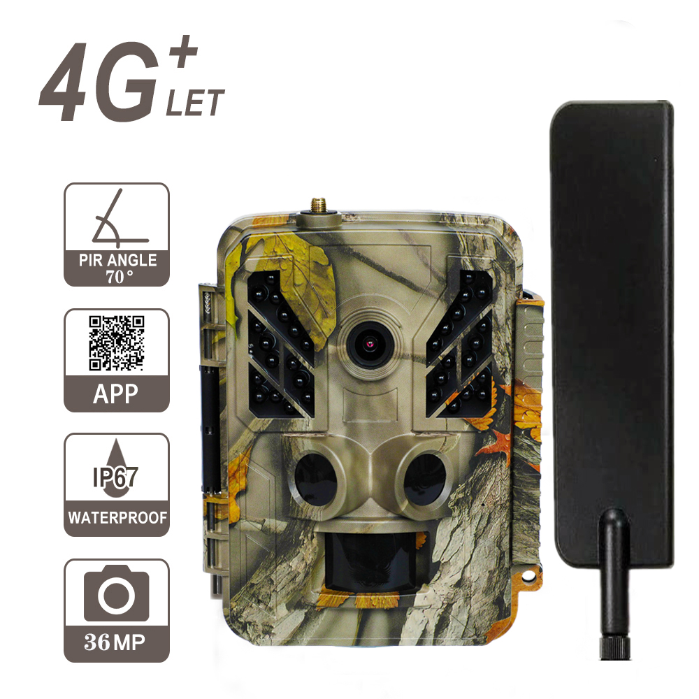 Meilleur Guarder 4G LTE MMS GPRS FTP 36MP APP Commande Chasse Trail Caméra